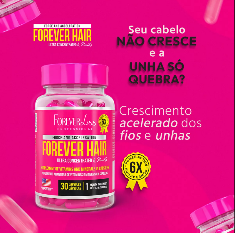 Combo Tratamento  Forever Hair Crescimento Capilar