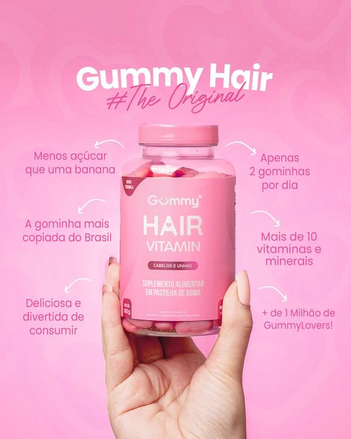 Gummy Hair Crescimento Capilar